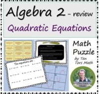 Algebra 2 - Quadratic