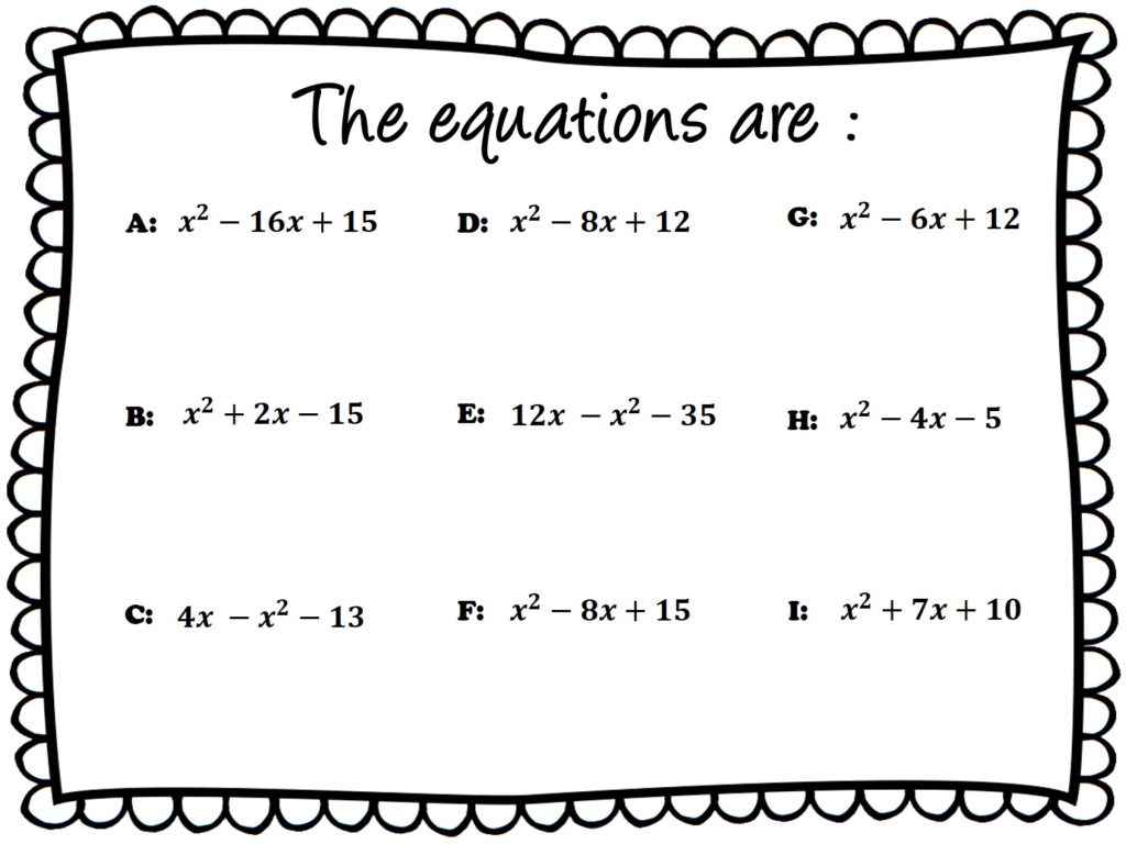 algebra-2-quadratic-equations-review-activity-math-educational