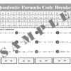 Quadratic Formula Code Breaker Activity - Image 2