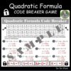 Quadratic Formula Puzzle