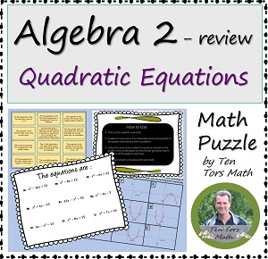Alegebra 2 quadratic review